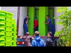 Λογιστική Βιομηχανικά πλαστικά δοχεία αποθήκευσης ορθογώνιο για βιώσιμη αλυσίδα εφοδιασμού