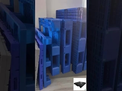 Μία όψη HDPE βαριές πλαστικές παλέτες Euro Custom πλαστική παλέτα 1100x1100x160mm
